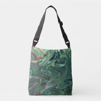 Katmandu 3 betoverende groene Abstracte Canvas tas