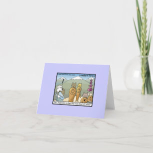Katmandu & Dogmandu Carte de vœux humoristique ill