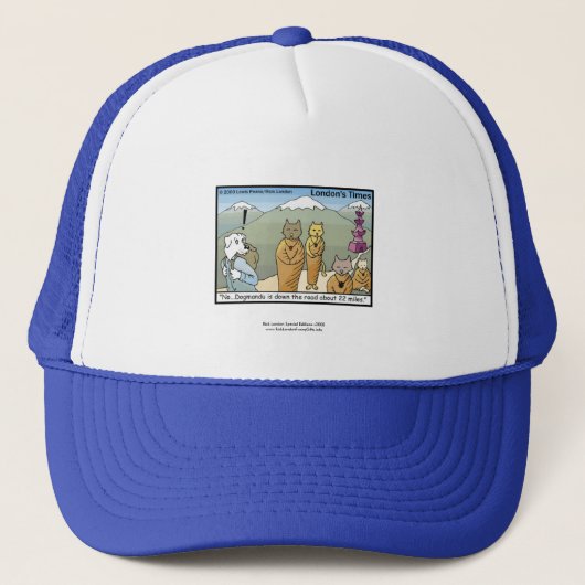 Katmandu et Dogmandu Dessin amusant Casquette (Devant)