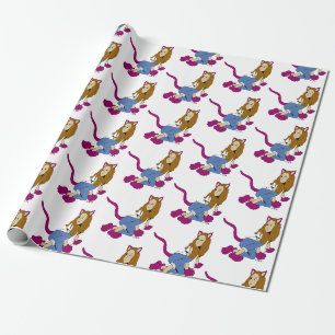katmeisje cadeaupapier
