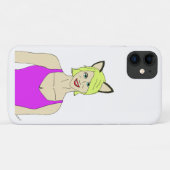 katmeisje Case-Mate iPhone case (Achterkant (horizontaal))