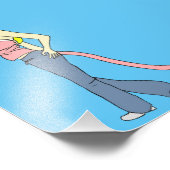 katmeisje foto afdruk (Hoek)