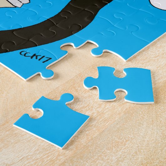 katmeisje legpuzzel (Zijkant)