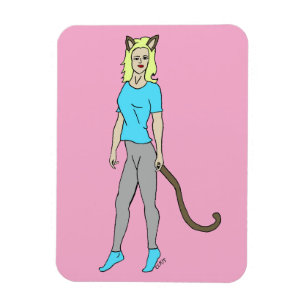 katmeisje magneet