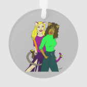 katmeisjes ornament (achterkant)