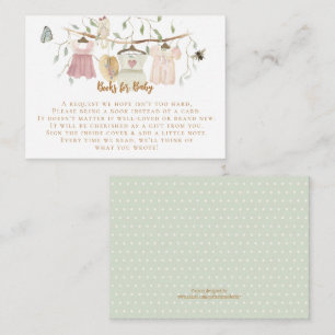 Katoeages, koudband, roze Baby shower Informatiekaartje