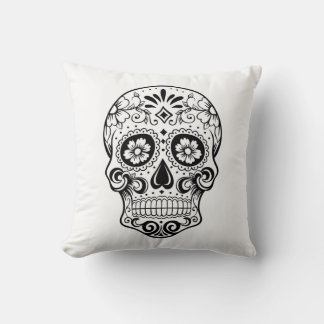 Katoen A Sierkussen 20x20/schedel