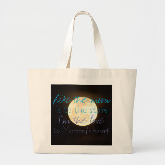 Katoen Baby Moon-Stars Canvas tas Baby Dapeltas