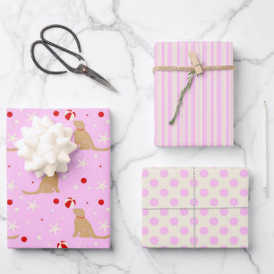 Katoen bekerpups Katoen Snoep Katoen Roze Gift Wra Inpakpapier Vel