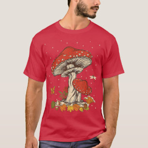 Katoen Dark Academia Magical Mushroom Fungi 4 T-shirt
