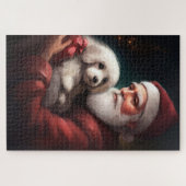 Katoen de Tulear met Kerstmis Legpuzzel (Horizontaal)
