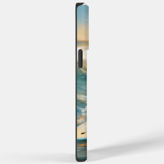 Katoen De Tulear Strand Surfen Schilderij Case-Mate iPhone Case (Achterkant / Rechts)