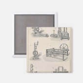 Katoen draaien I Magneet (Voorkant / Achterkant)