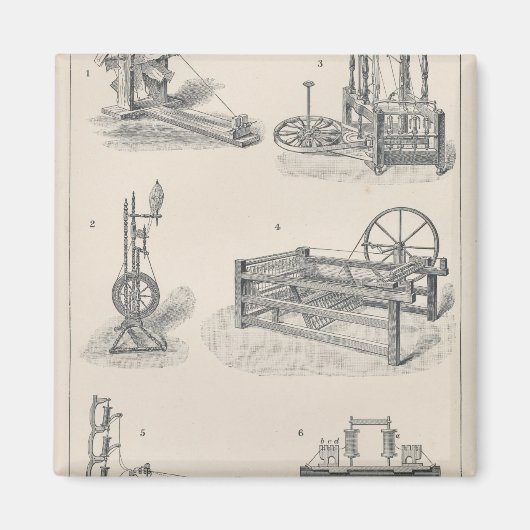 Katoen draaien I Magneet (Voorkant)