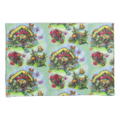 Katoen en bloemen, Kussensloop (Voorkant-Rechts)