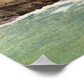 Katoen en strand in La Jolla Poster (Hoek)