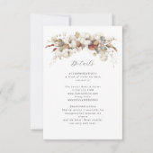 Katoen & Eucalyptus detailkaart RSVP Kaartje (Voorkant)