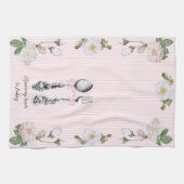 Katoen flesbloem theedoek (Horizontaal)