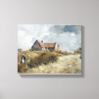 Katoen in de Dunes Jean Charles Cazin Canvas Afdruk