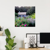 Katoen in de Engelse tuinen Poster (Thuiskantoor)