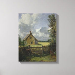 Katoen in een Cornfield, 1833 Canvas Afdruk