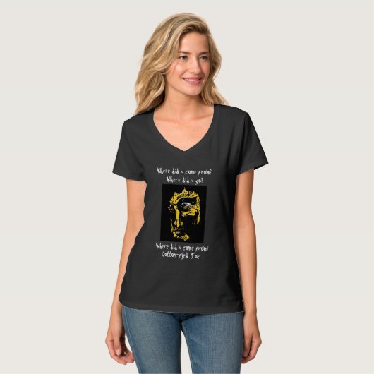 Katoen Joe Cotten Eye Dance Class T-shirt (Voorkant volledig)