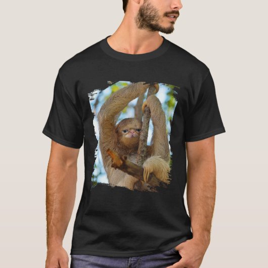 Katoen Kat Luiaard Hybride T-shirt (Voorkant)