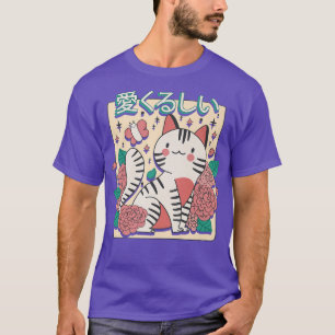 Katoen katoenbloemklep esthetisch Kawaii T-shirt