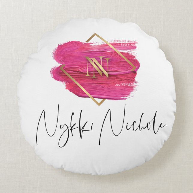 Katoen rond kussen (Voorkant)