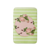 Katoen Rozen Bath Mat (Voorkant Verticaal)