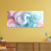 Katoen Snoep Abstract Canvas Afdruk (Insitu (Woonkamer))