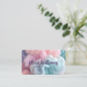 Katoen Snoep Abstract Visitekaartje (Staand voorkant)