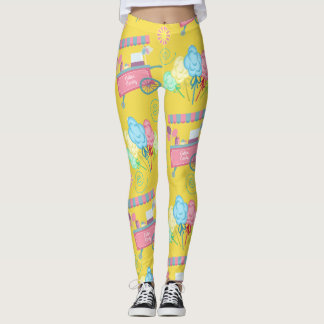 Katoen Snoep Alles-over-druk Leggings
