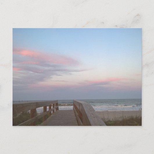 Katoen Snoep bij de strand Briefkaart (Voorkant)