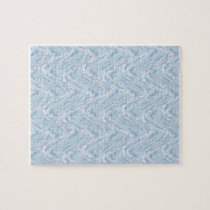 Katoen Snoep Blauw Abstract Legpuzzel