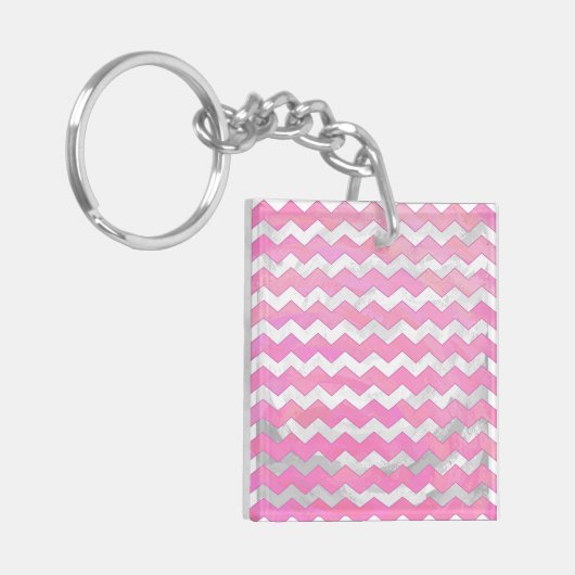 Katoen Snoep Chevon Pattern Sleutelhanger (Voorkant Links)