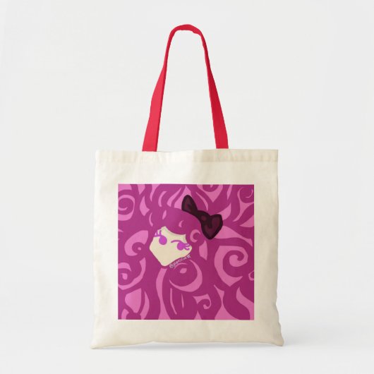 Katoen Snoep Girl Tote Bag (Voorkant)