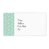 Katoen Snoep Groen Abstract Etiket (Voorkant)