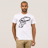 Katoen Snoep hier T-shirt (Voorkant volledig)