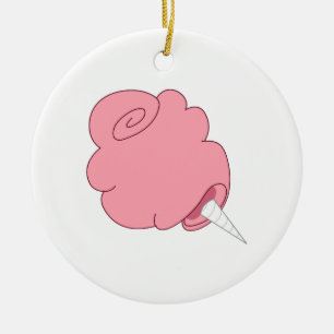 Katoen Snoep Keramisch Ornament