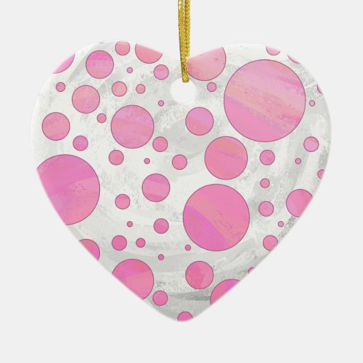 Katoen Snoep Keramisch Ornament (Voorkant)