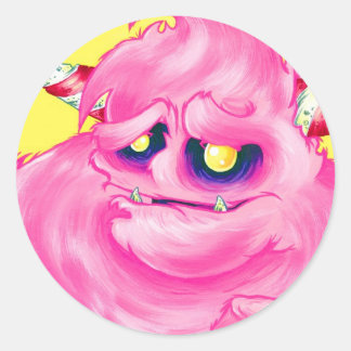 Katoen Snoep Monster Stickers