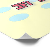 Katoen Snoep Poster (Hoek)