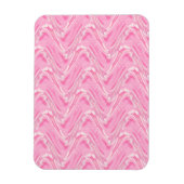 Katoen Snoep Roze Abstract Magneet (Verticaal)