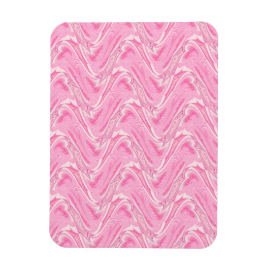 Katoen Snoep Roze Abstract Magneet (Verticaal)