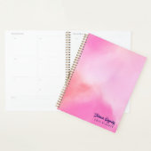 Katoen Snoep Roze Abstracte Art Planner (Display)