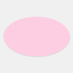 Katoen Snoep Roze Ovale Sticker