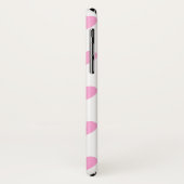 Katoen Snoep Roze polka harten wit Case-Mate iPhone Case (Achterkant/links)