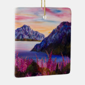 Katoen Snoep - Zonneset Keramisch Ornament (Rechts)