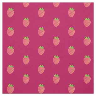 Katoen van de Berry Red Strawberry door de Garde Stof